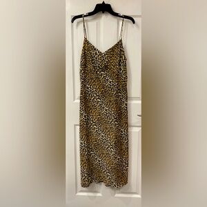 Levi’s leopard print slip dress